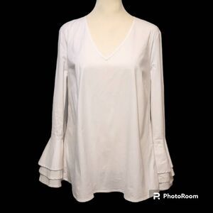 Love Scarlett Tiered Bell-Sleeve Top Size Small